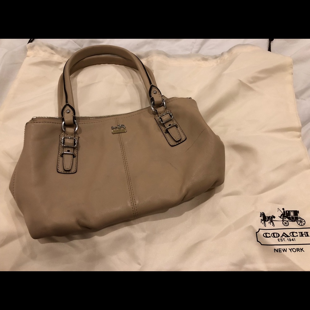 Coach Purse in Beige